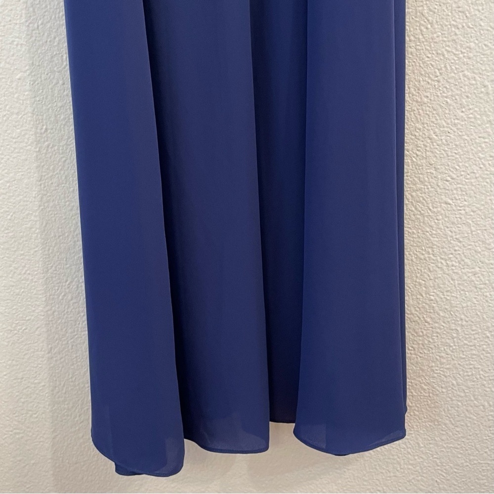 New BCBGMaxazria Norah Blue Sleeveless Evening Dress Gown Size 2 Bridesmaid Prom - Picture 9 of 15